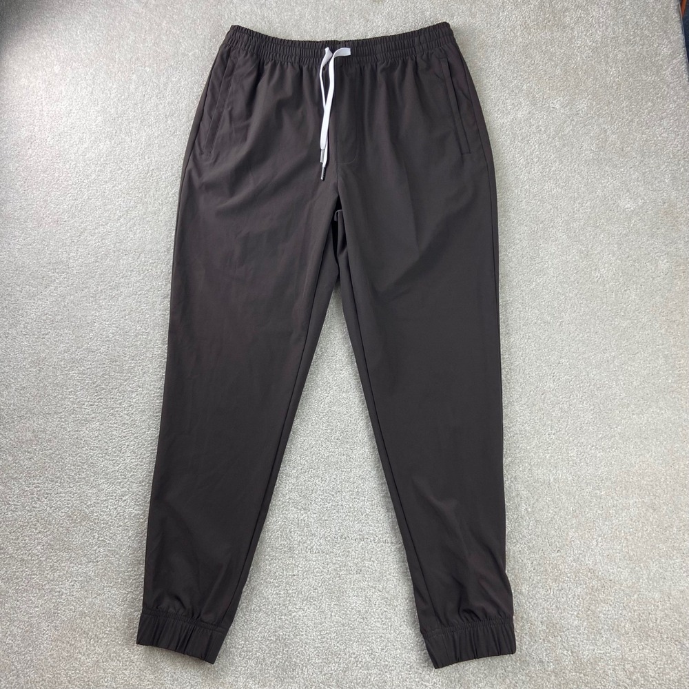 Cove Joggers Mens XL Brown Recycled Polyester Spandex Stretch Athletic Pants